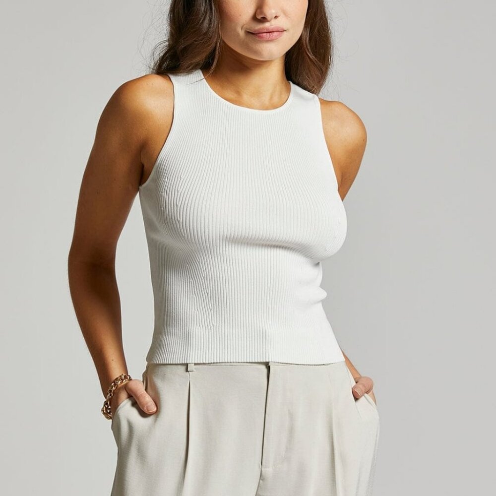 Mina Tank by Weekend in White